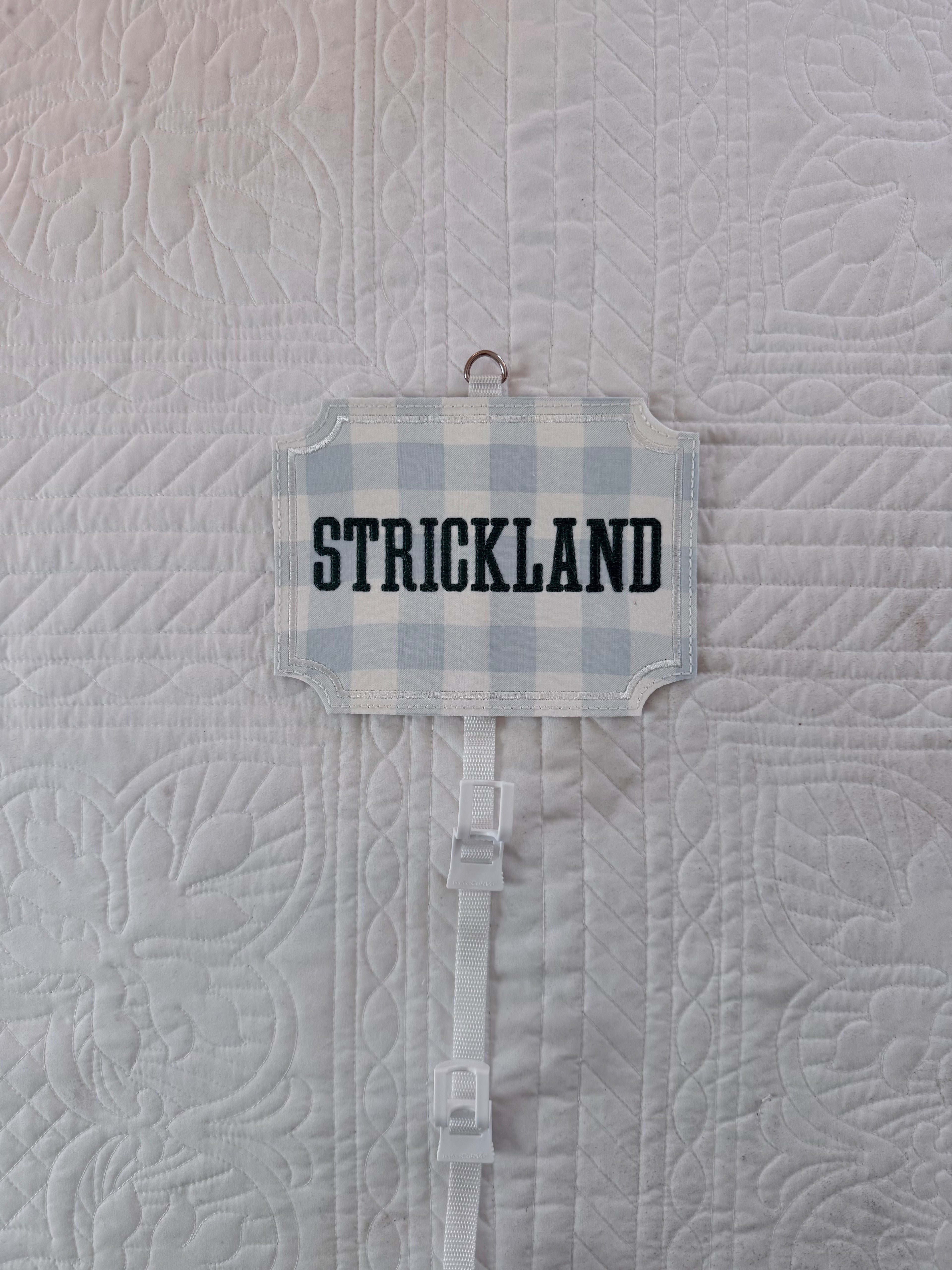 Embroidered Hat Hanger