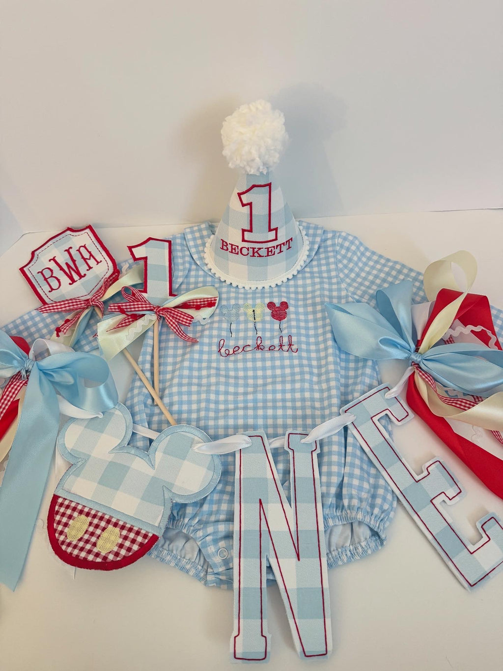 Custom First Birthday Set