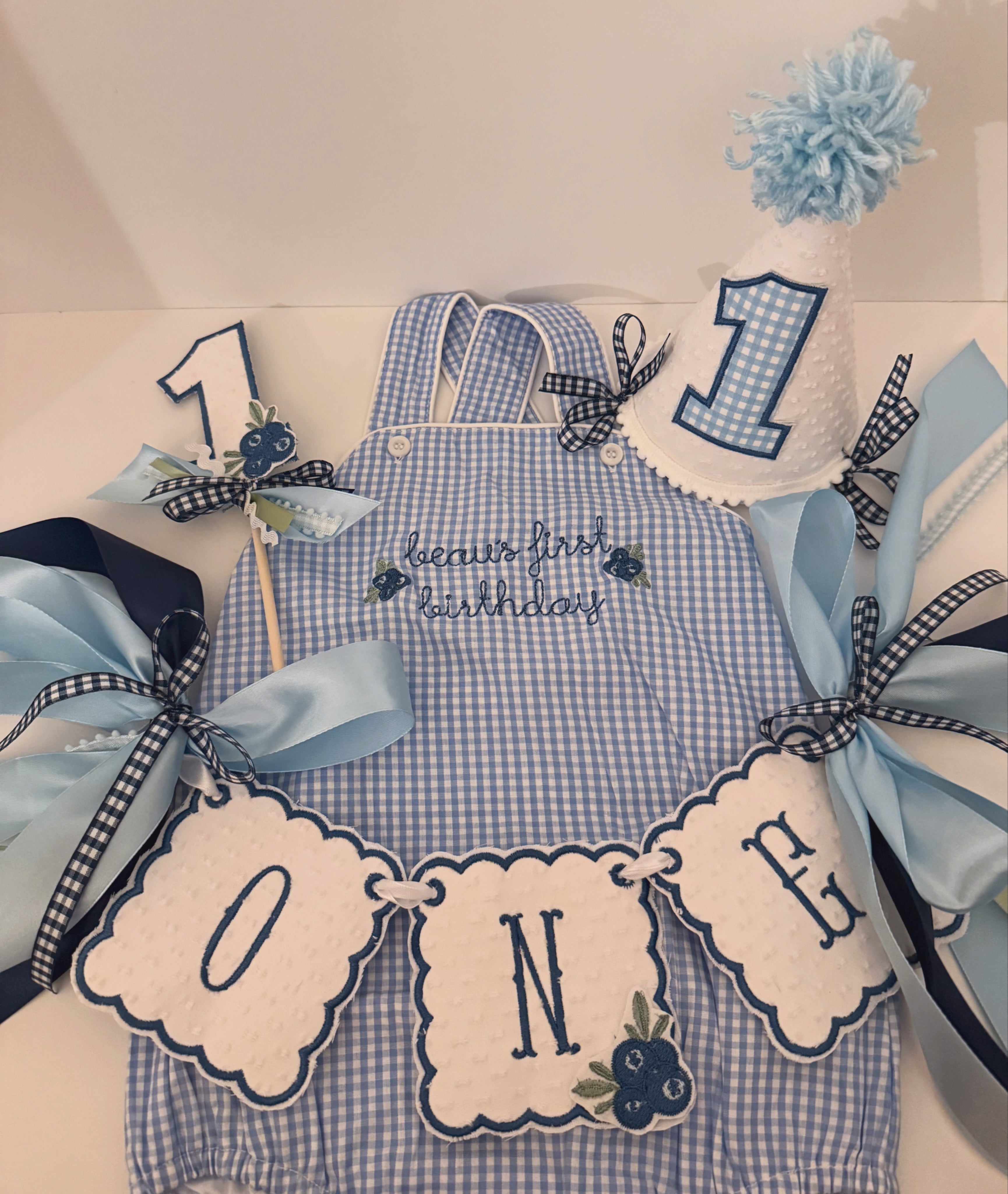 Custom First Birthday Set