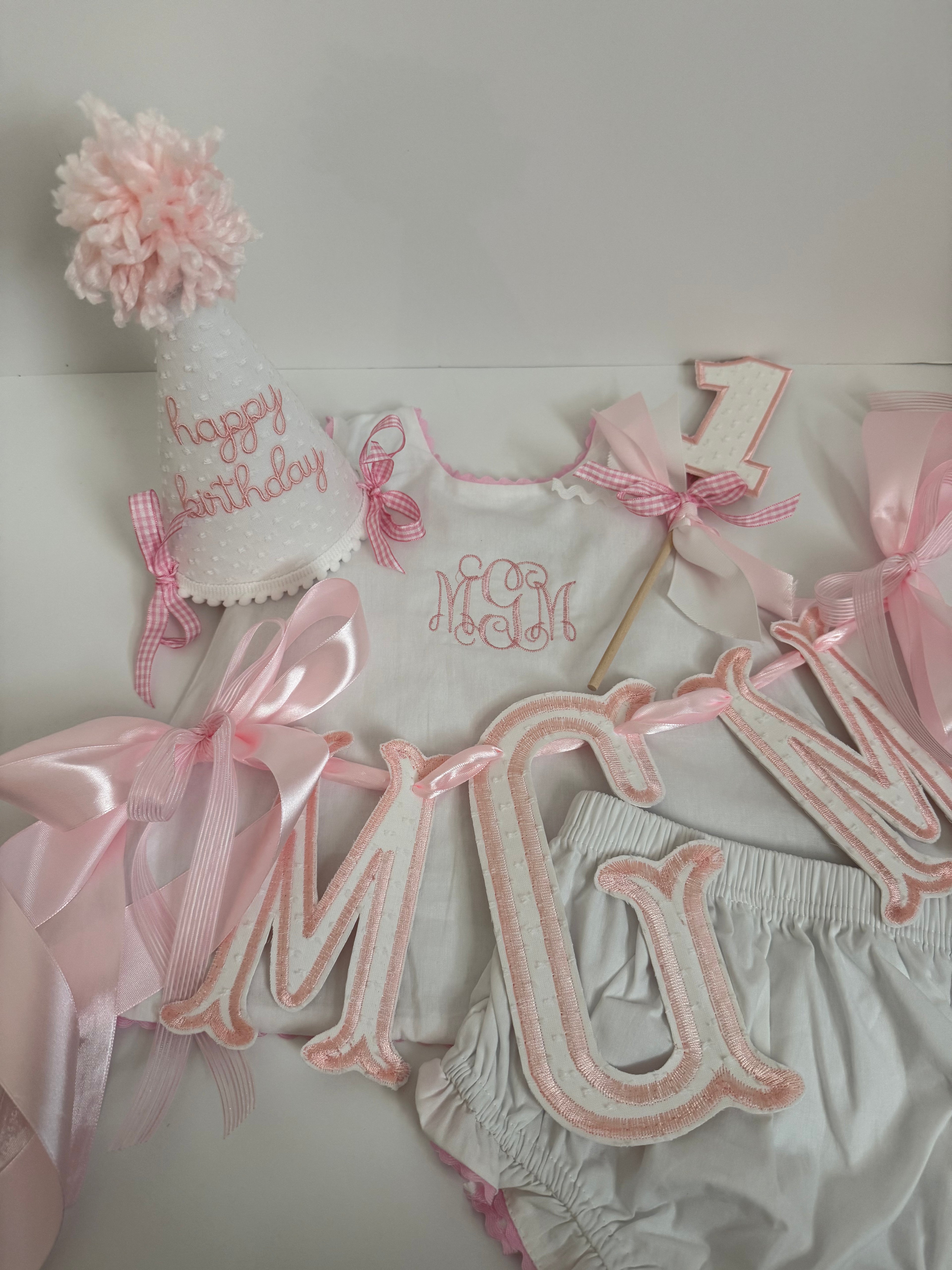 Custom First Birthday Set