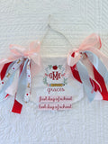 Embroidered First & Last Day of School Banner