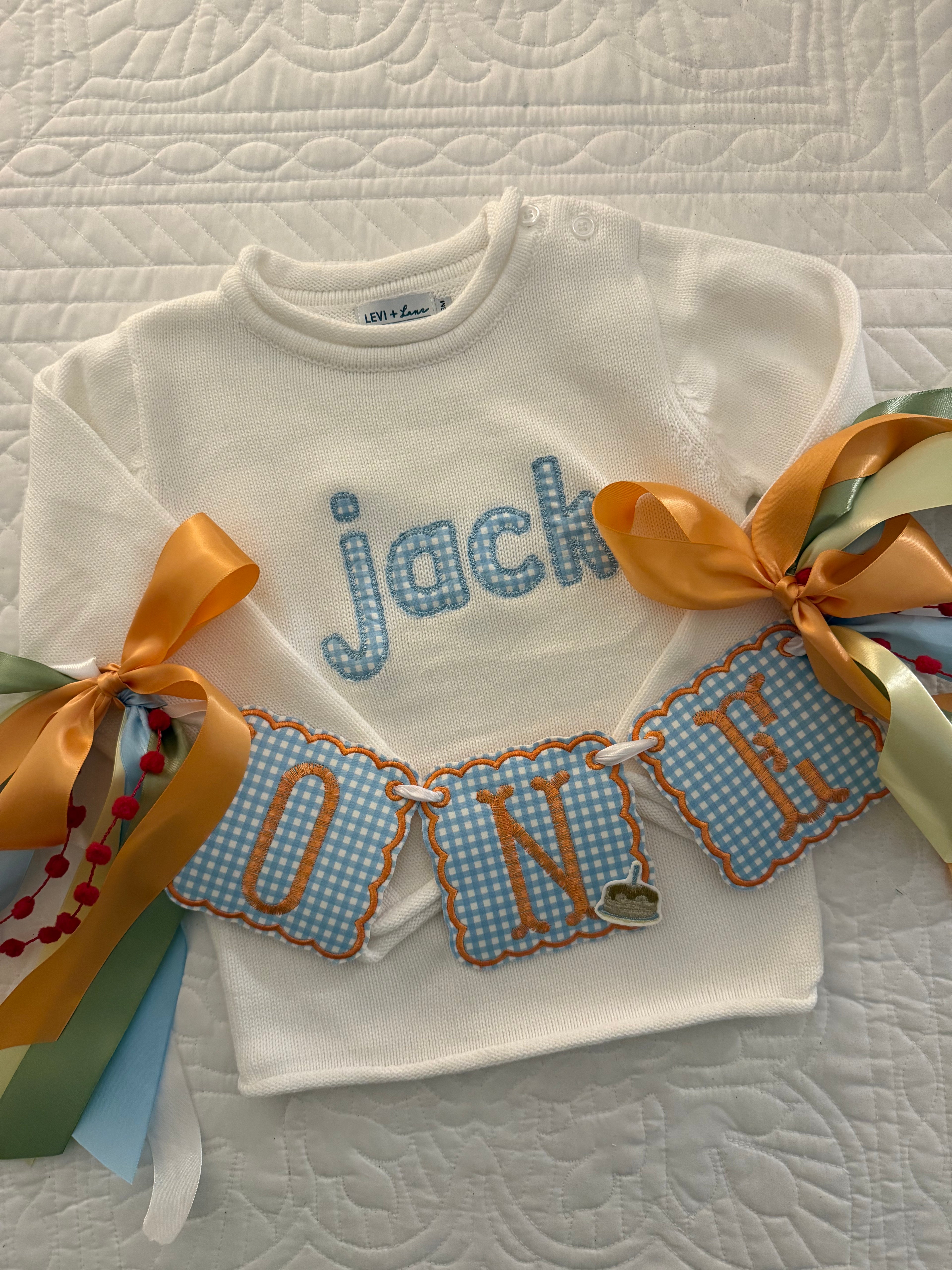 Custom First Birthday Set
