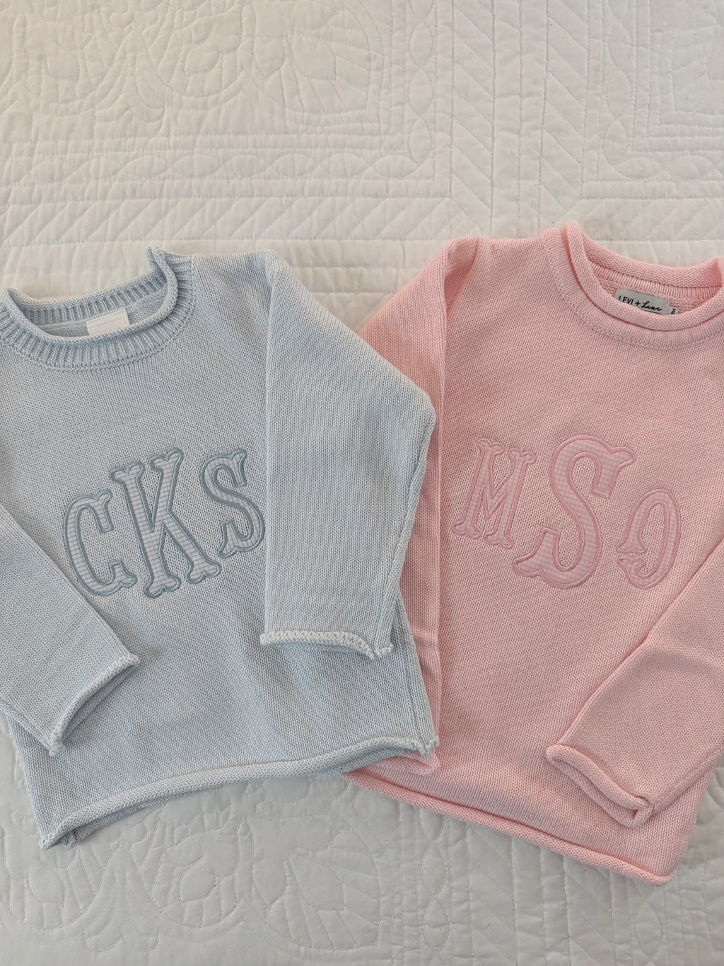 Monochromatic Applique Rollneck Sweater