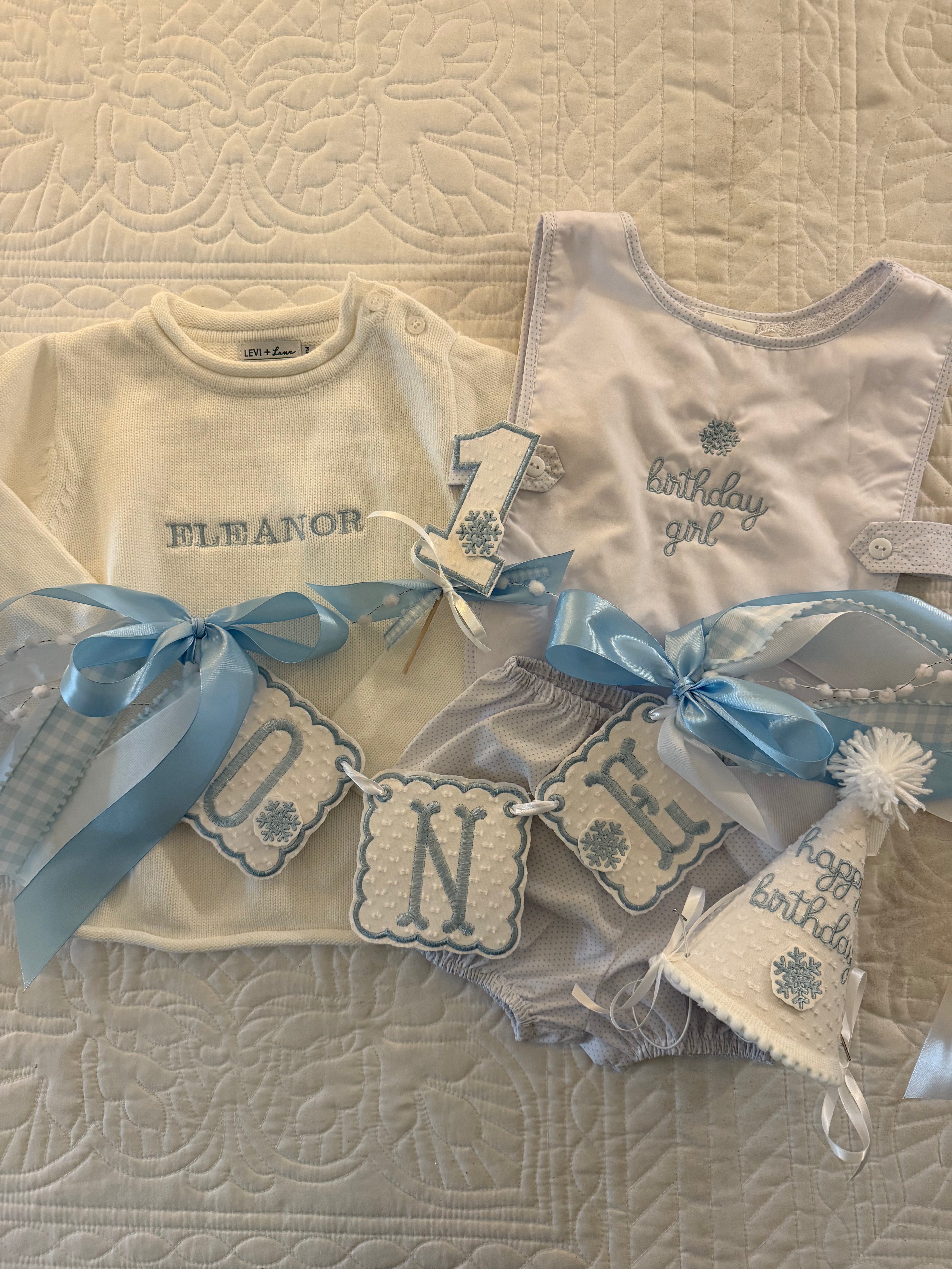 Custom First Birthday Set