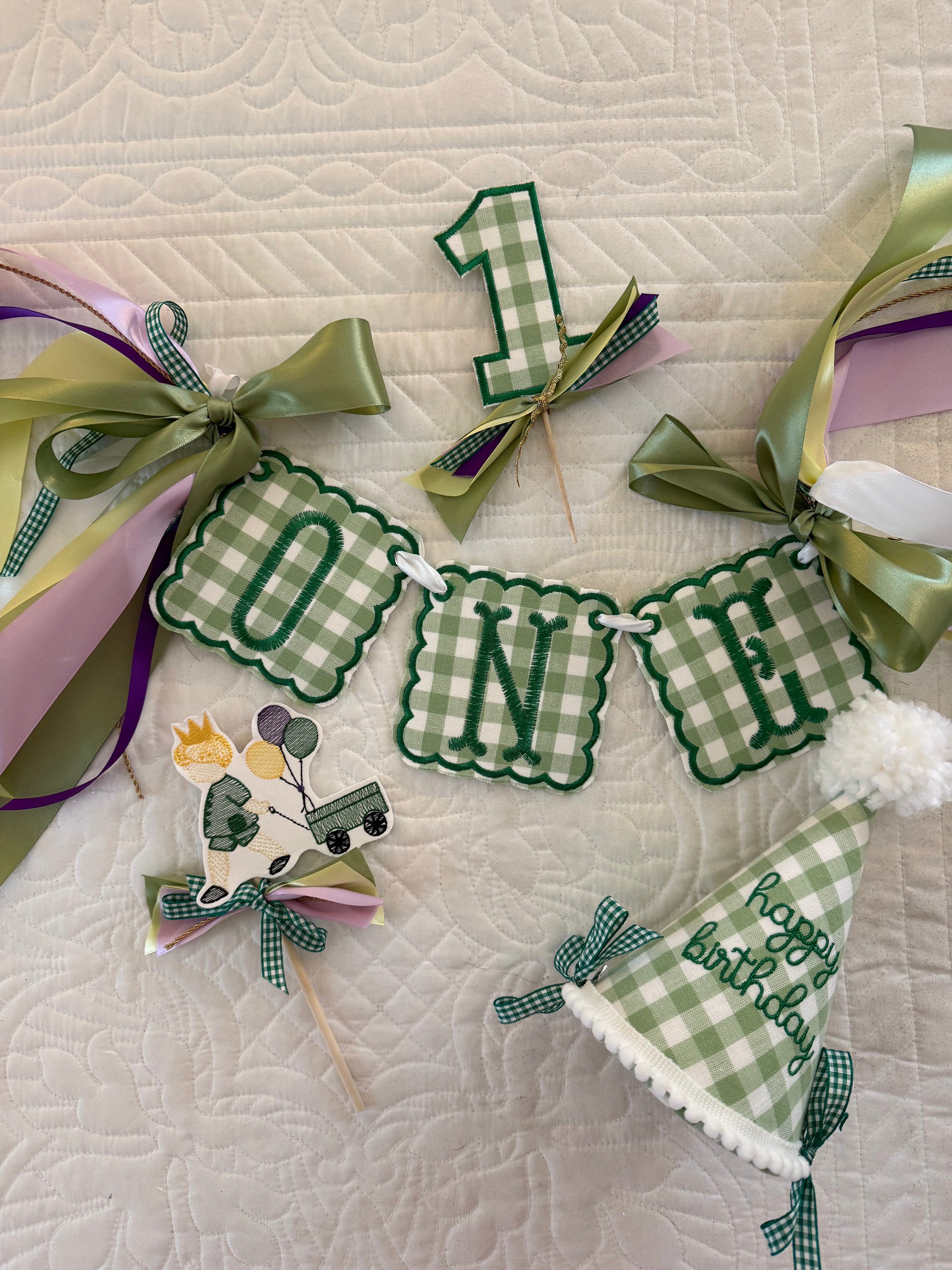 Custom First Birthday Set