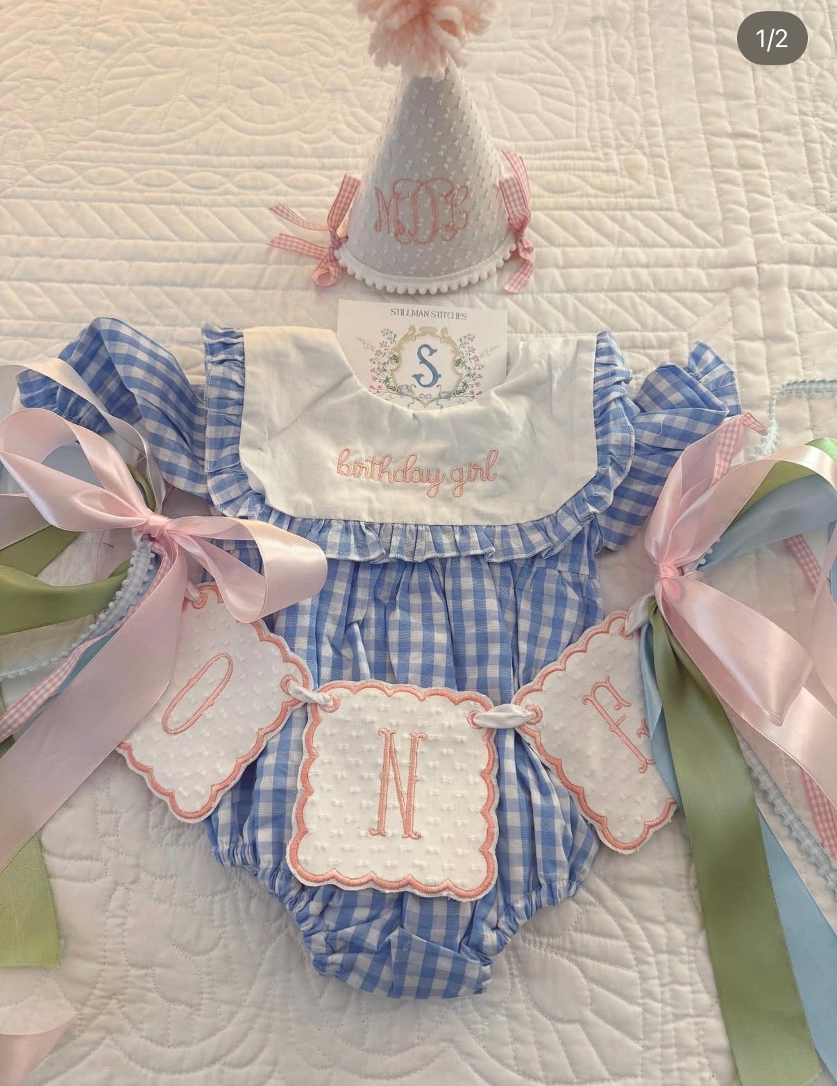 Custom First Birthday Set