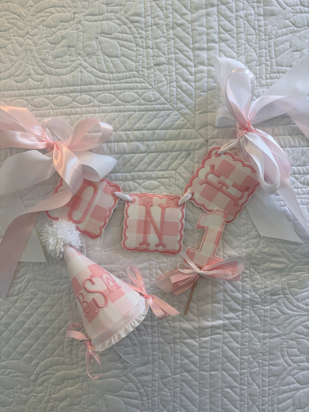 Classic Girl's First Birthday Set