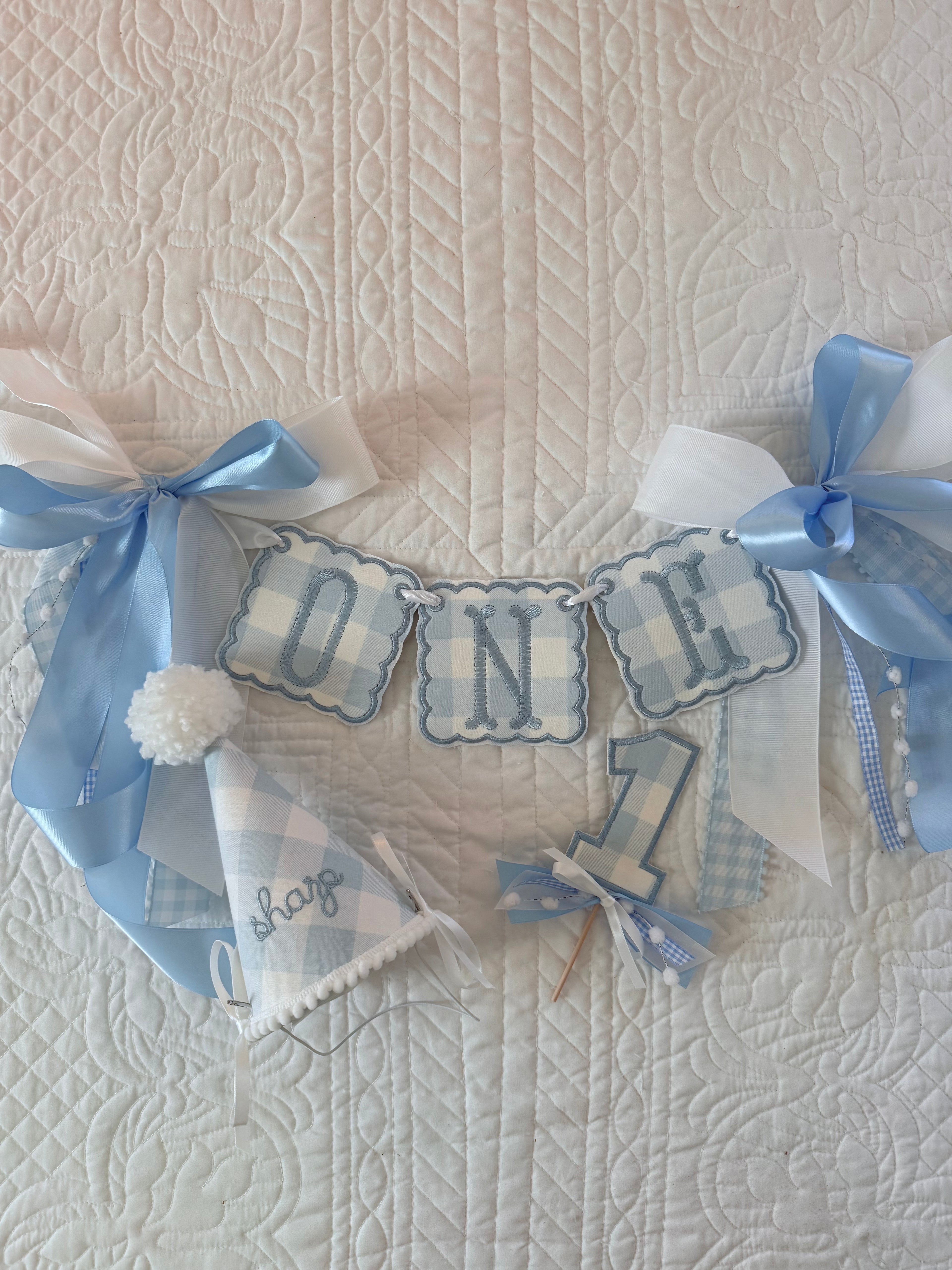 Classic Boy's First Birthday Set