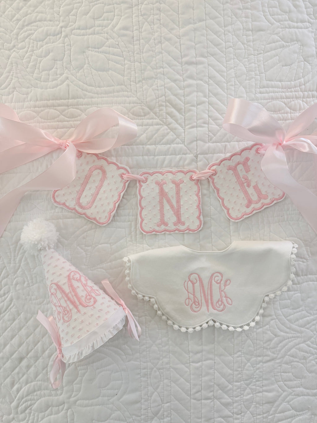 Classic Girl's First Birthday Set