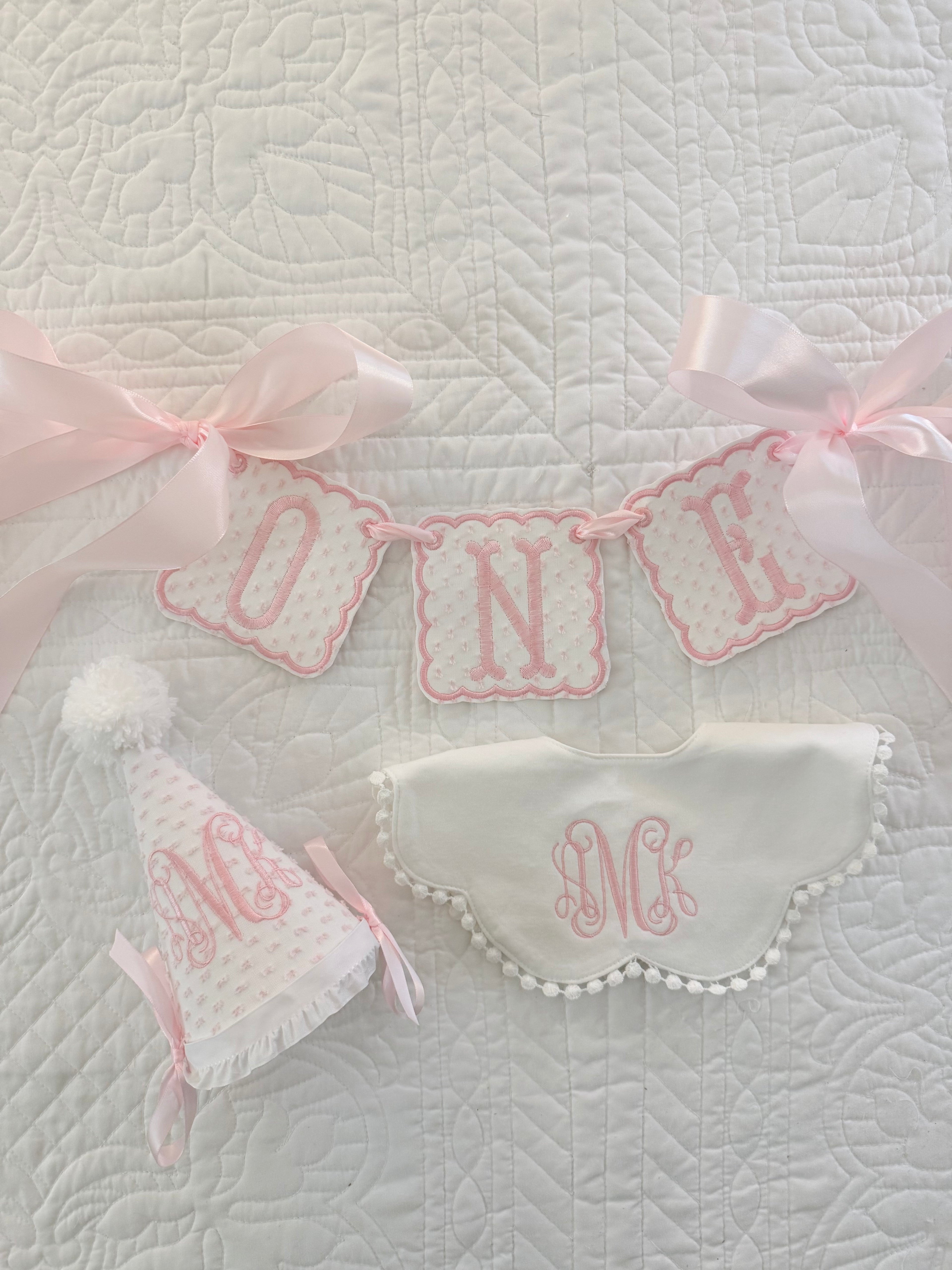 Classic Girl's First Birthday Set