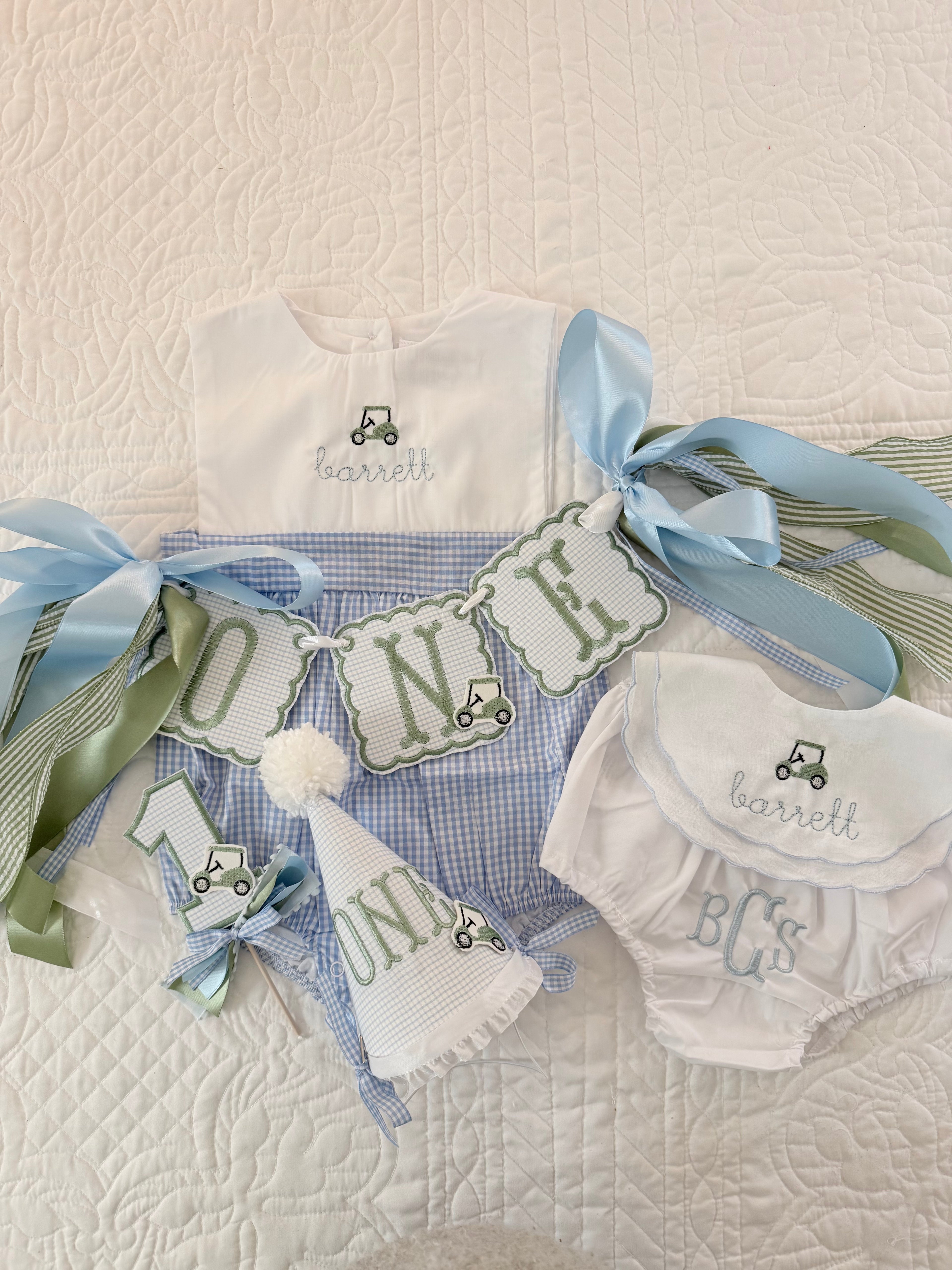 Embroidered Heirloom Bib