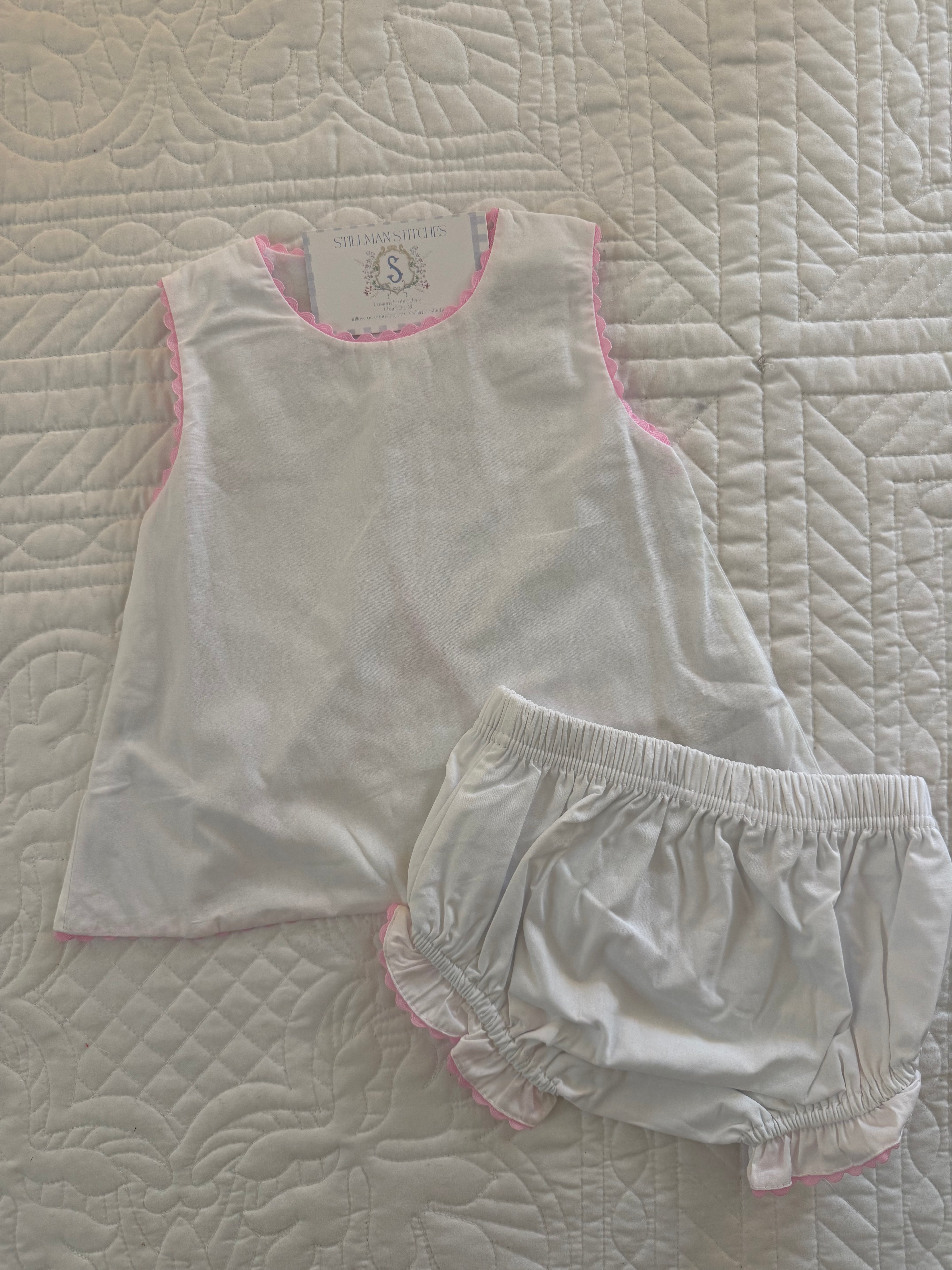 Custom Embroidered First Birthday Outfit