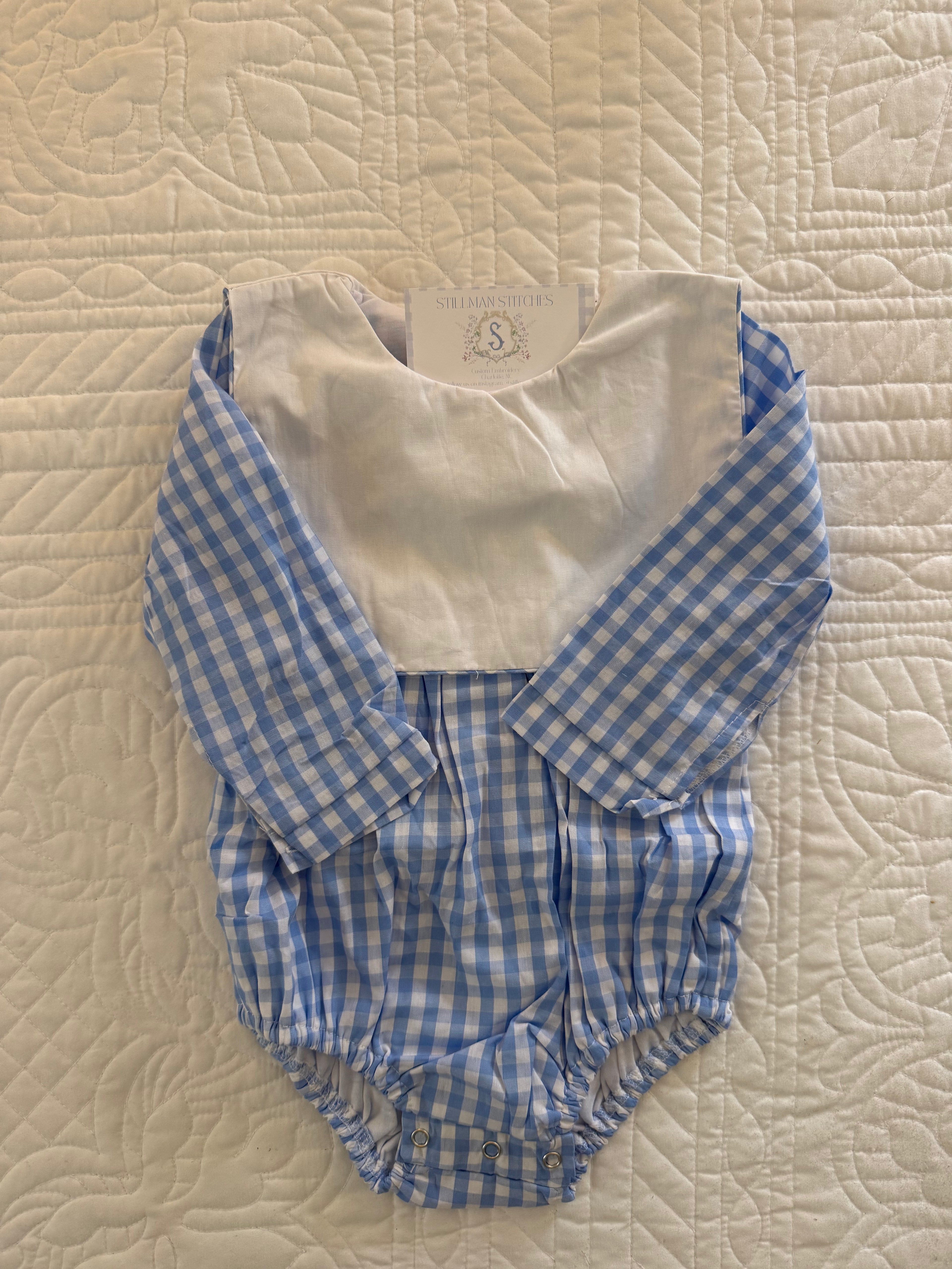 Custom Embroidered First Birthday Outfit