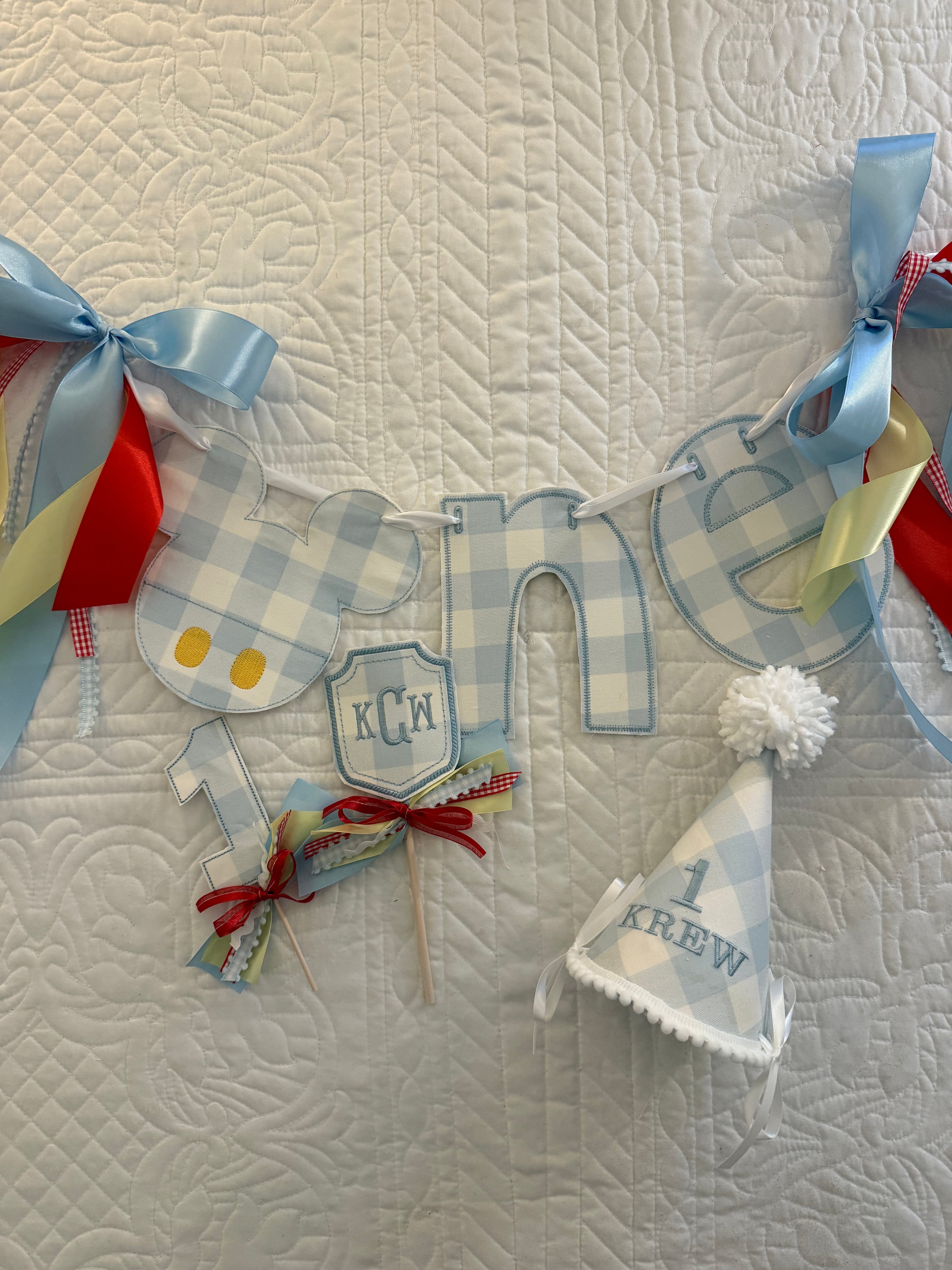 Mickey Mouse Inspired First Birthday Set