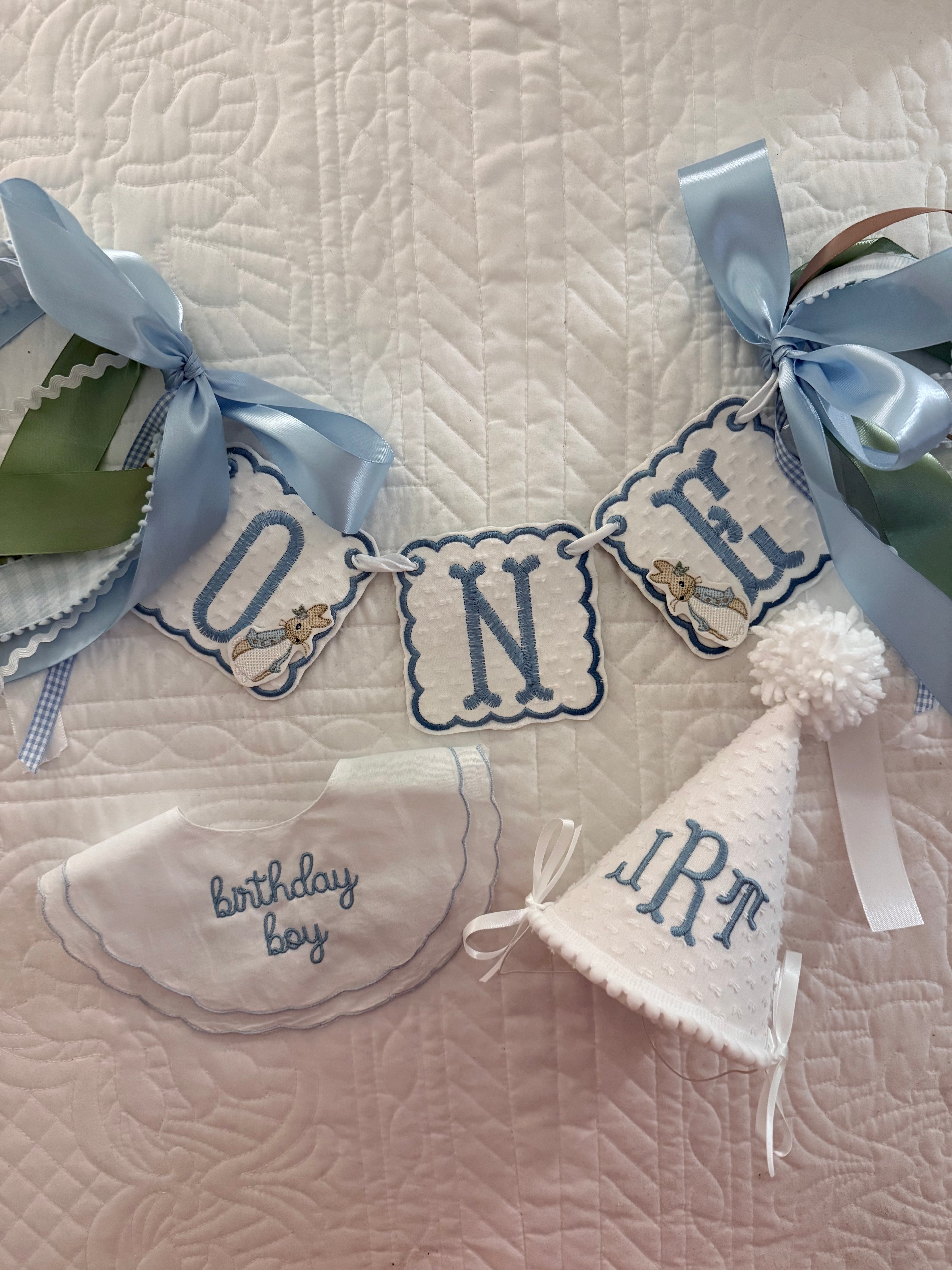 Embroidered Heirloom Bib