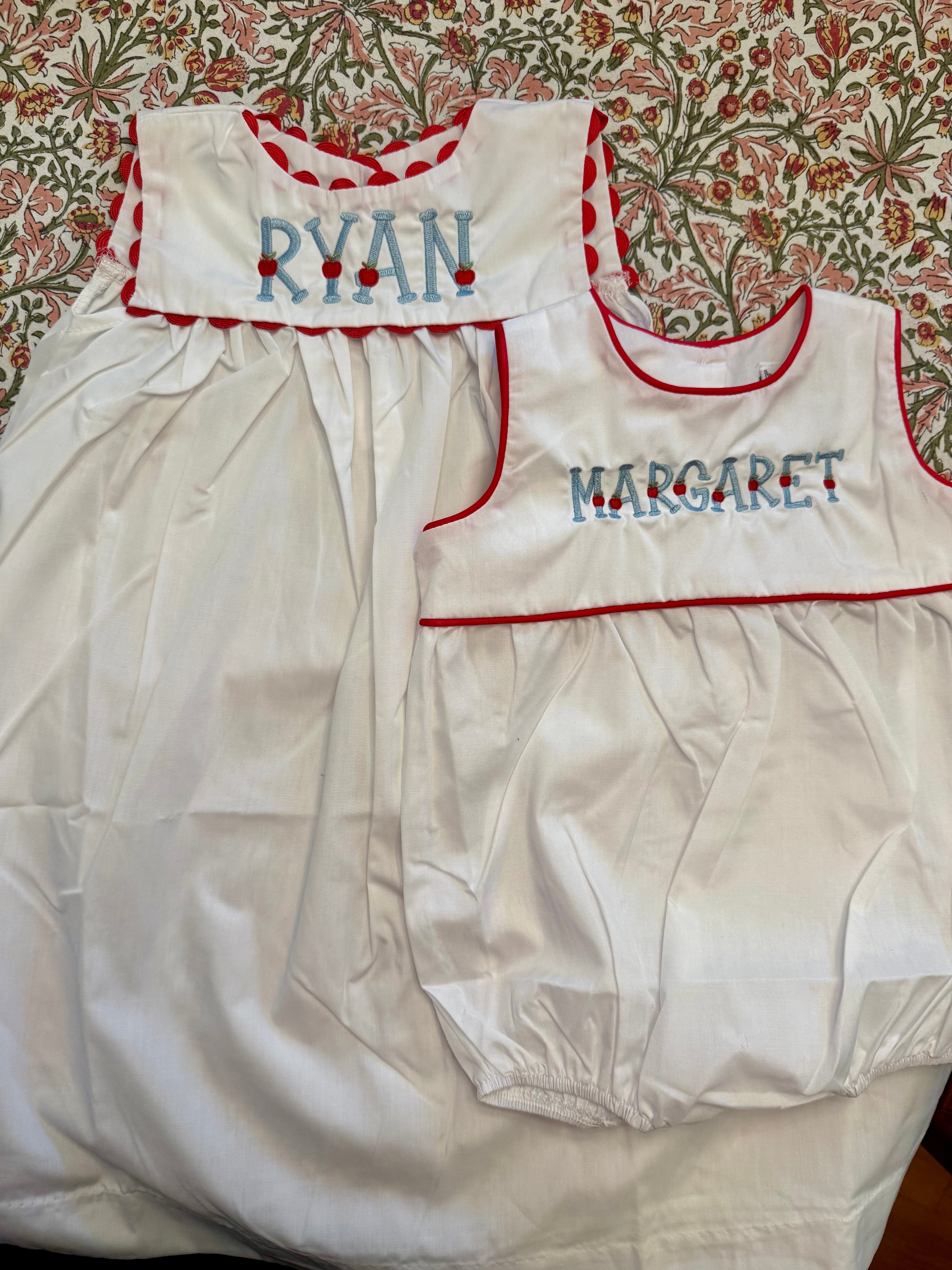 Back to School Ric-Rac Bubble/Dress